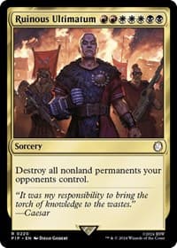 Ruinous Ultimatum from Universes Beyond: Fallout