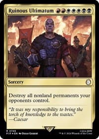 Ruinous Ultimatum (Surge Foil) from Universes Beyond: Fallout