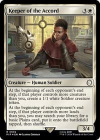 Keeper of the Accord (Surge Foil) from Universes Beyond: Fallout