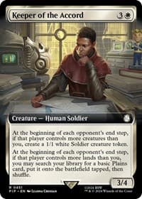 Keeper of the Accord (Extended Art) from Universes Beyond: Fallout