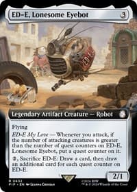 ED-E, Lonesome Eyebot (Extended Art) from Universes Beyond: Fallout