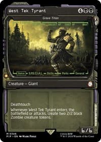 West Tek Tyrant - Grave Titan (Showcase) from Universes Beyond: Fallout