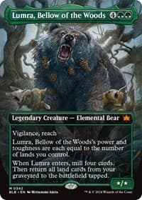 Lumra, Bellow of the Woods (Borderless) (0342) from Bloomburrow