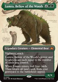 Lumra, Bellow of the Woods (Borderless) (0293) from Bloomburrow