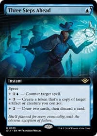 Three Steps Ahead (Extended Art) from Outlaws of Thunder Junction