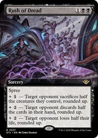 Rush of Dread (Extended Art) from Outlaws of Thunder Junction