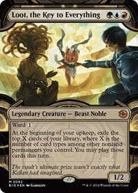 Loot, the Key to Everything (Showcase) (Raised Foil) from Outlaws of Thunder Junction: The Big Score
