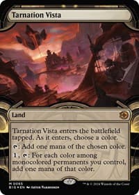 Tarnation Vista (Showcase) (Raised Foil) from Outlaws of Thunder Junction: The Big Score