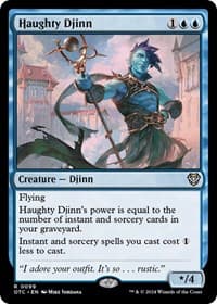 Haughty Djinn from Commander: Outlaws of Thunder Junction