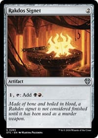 Rakdos Signet from Commander: Outlaws of Thunder Junction