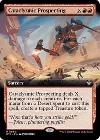 Cataclysmic Prospecting (Extended Art) from Commander: Outlaws of Thunder Junction
