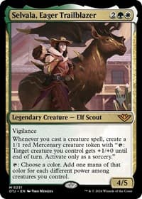 Selvala, Eager Trailblazer from Promo Pack: Outlaws of Thunder Junction