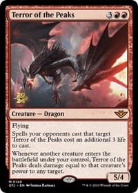 Terror of the Peaks (OTJ) from Prerelease Cards