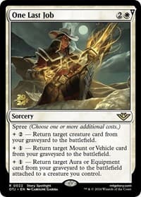 One Last Job from Prerelease Cards