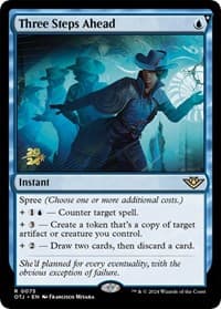 Three Steps Ahead from Prerelease Cards