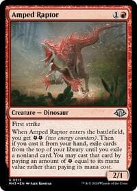 Amped Raptor (Ripple Foil) from Modern Horizons 3