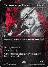 The Wandering Rescuer (Showcase) (Textured Foil) from Duskmourn: House of Horror