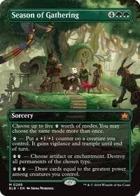 Season of Gathering (Borderless) from Bloomburrow