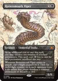 Rottenmouth Viper (Borderless) from Bloomburrow