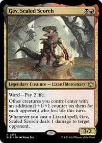 Gev, Scaled Scorch from Bloomburrow