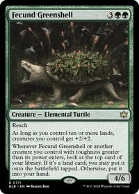 Fecund Greenshell from Bloomburrow