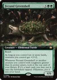 Fecund Greenshell (Extended Art) from Bloomburrow