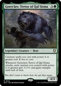 Goreclaw, Terror of Qal Sisma from Commander: Bloomburrow
