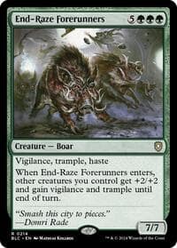 End-Raze Forerunners from Commander: Bloomburrow
