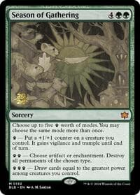 Season of Gathering from Prerelease Cards