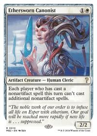 Ethersworn Canonist (White Border) from Mystery Booster 2