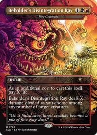 Beholder's Disintegration Ray - Fire Covenant from Secret Lair Drop Series