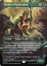 Druid of Purification (Rainbow Foil) from Secret Lair Drop Series