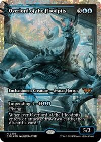 Overlord of the Floodpits (Showcase) (Fracture Foil) from Duskmourn: House of Horror