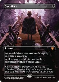 Sacrifice (Borderless) from Special Guests