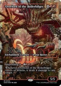 Overlord of the Boilerbilges (Showcase) (Fracture Foil) from Duskmourn: House of Horror