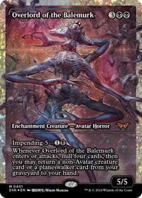 Overlord of the Balemurk (Showcase) (Fracture Foil) from Duskmourn: House of Horror