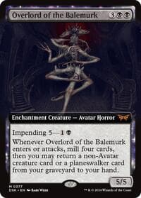 Overlord of the Balemurk (Extended Art) from Duskmourn: House of Horror