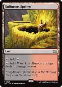 Sulfurous Springs from Commander: Duskmourn: House of Horror