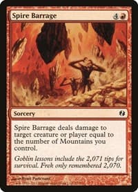 Spire Barrage from Duel Decks: Venser vs. Koth
