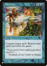 Dissipate from The List Reprints