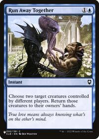 Run Away Together from The List Reprints