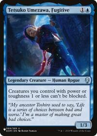 Tetsuko Umezawa, Fugitive (DOM) from The List Reprints
