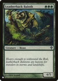 Leatherback Baloth from The List Reprints