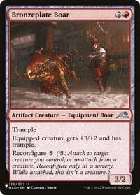 Bronzeplate Boar from The List Reprints