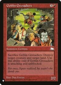 Goblin Grenadiers from The List Reprints