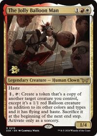The Jolly Balloon Man from Prerelease Cards