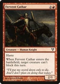 Fervent Cathar from Avacyn Restored