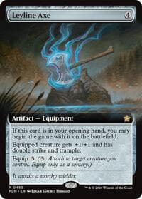 Leyline Axe (Extended Art) from Foundations