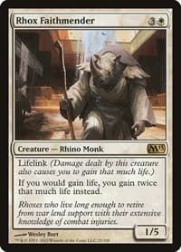 Rhox Faithmender from Magic 2013 (M13)