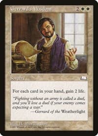 Gerrard's Wisdom from Weatherlight